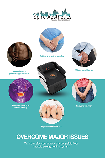 Image of EMS chair to treat Urine leakage Glossop from Spire Aesthetics