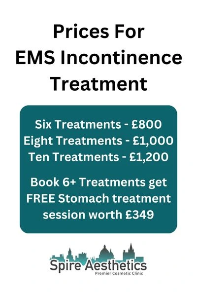 EMS Incontinence Treatment Prices Glossop